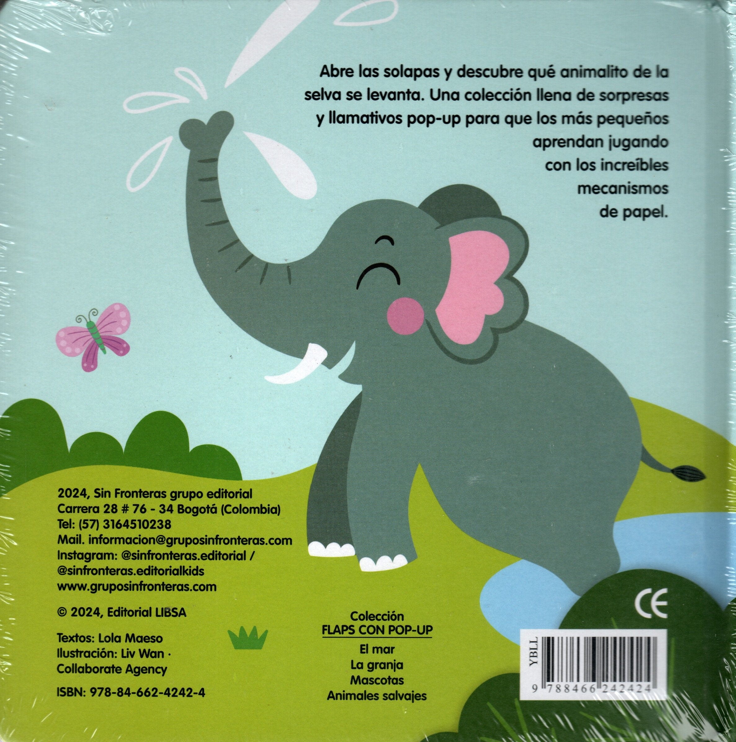Libro Animales Salvajes: Flaps con Pop-up