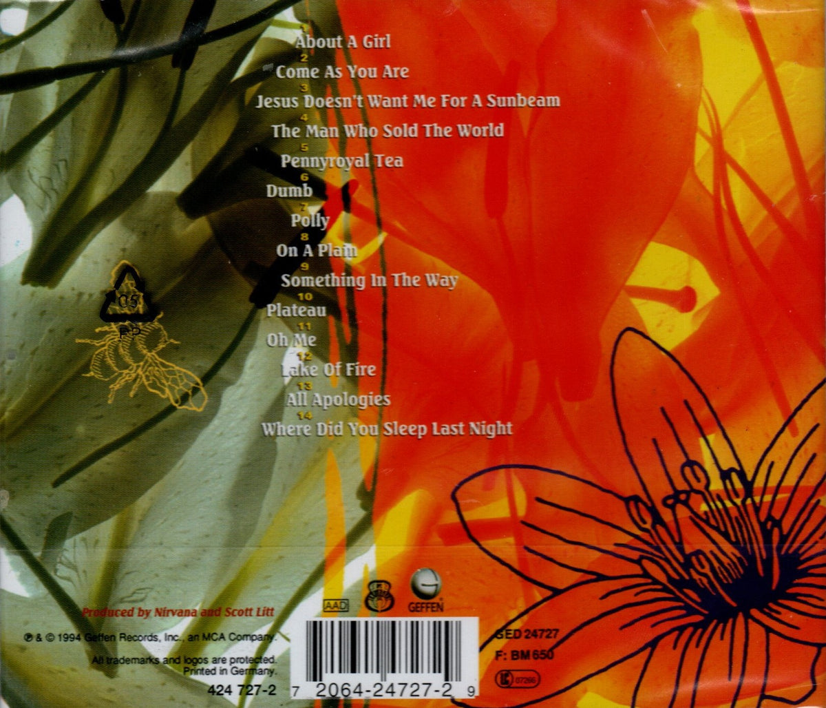CD Nirvana – MTV Unplugged In New York