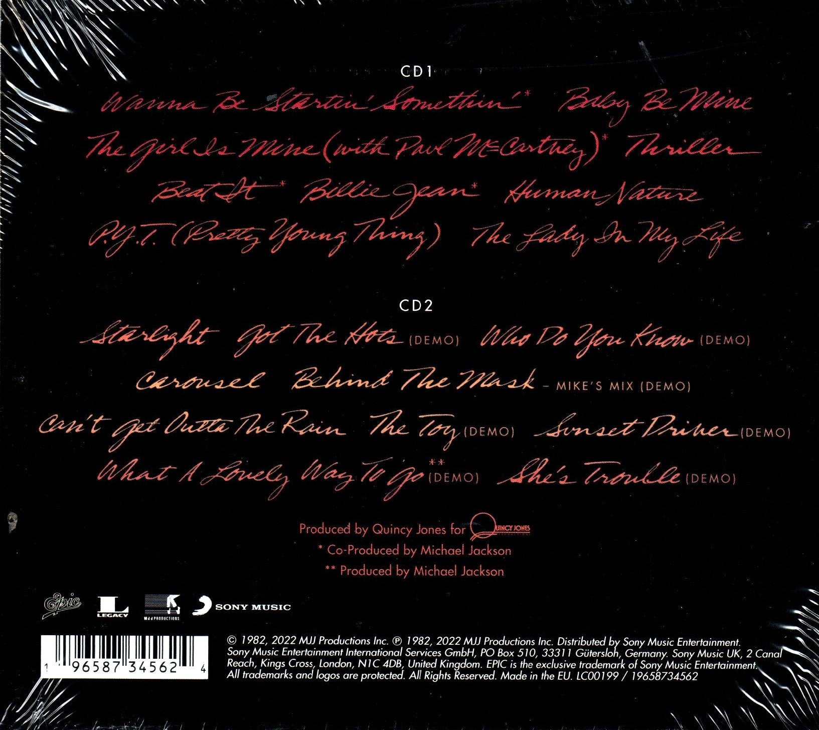 CDX2 Michael Jackson – Thriller 40
