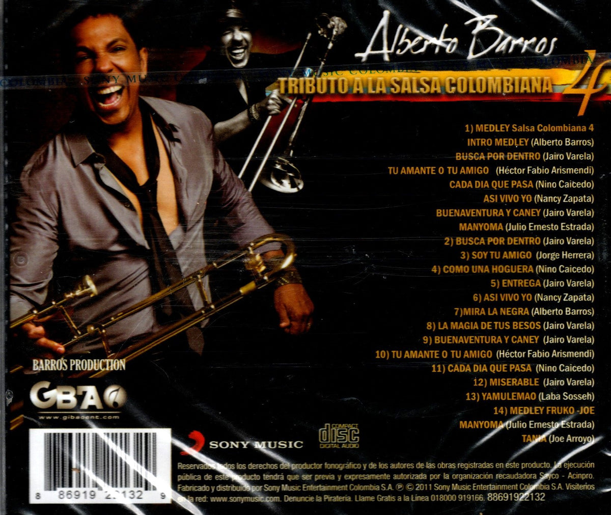CD tributo a la salsa colombiana 4 - Alberto Barros