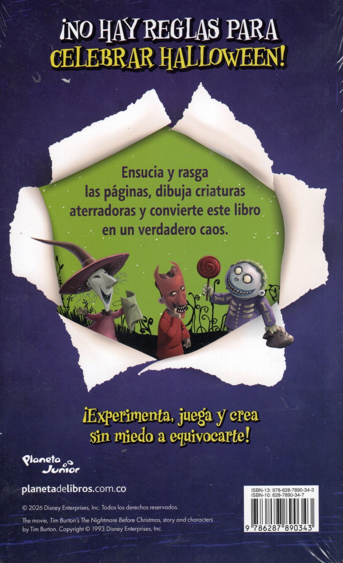 Disney - El Extraño Mundo de Jack Destroza Este Libro
