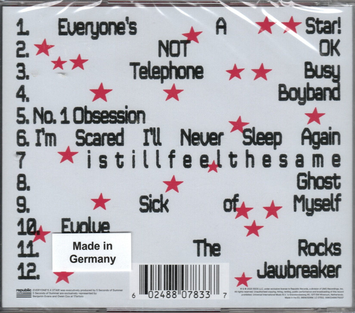 CD 5 Seconds Of Summer – Everyone's A Star!