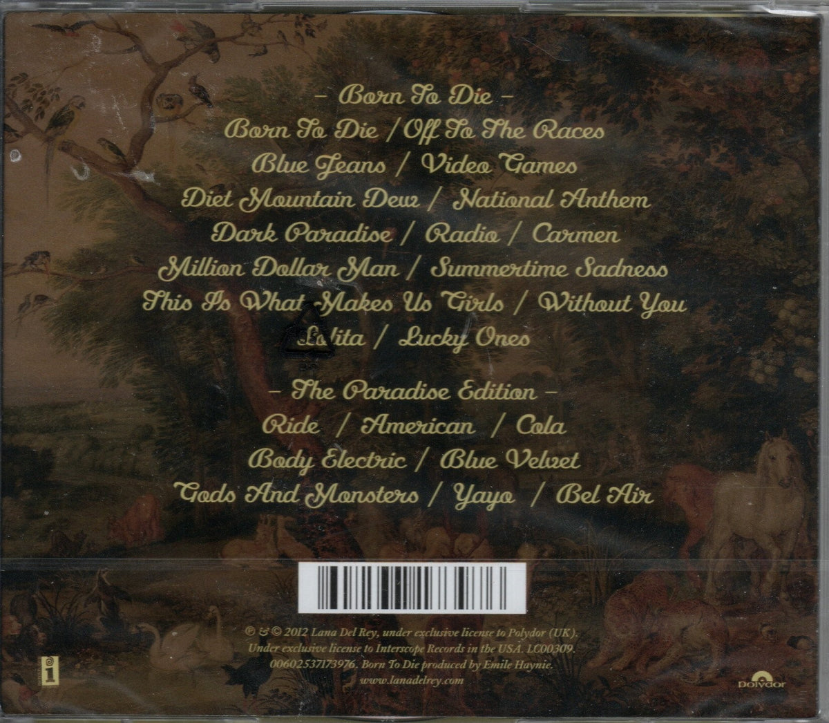 CDX2 Lana Del Rey – Born To Die (The Paradise Edition)