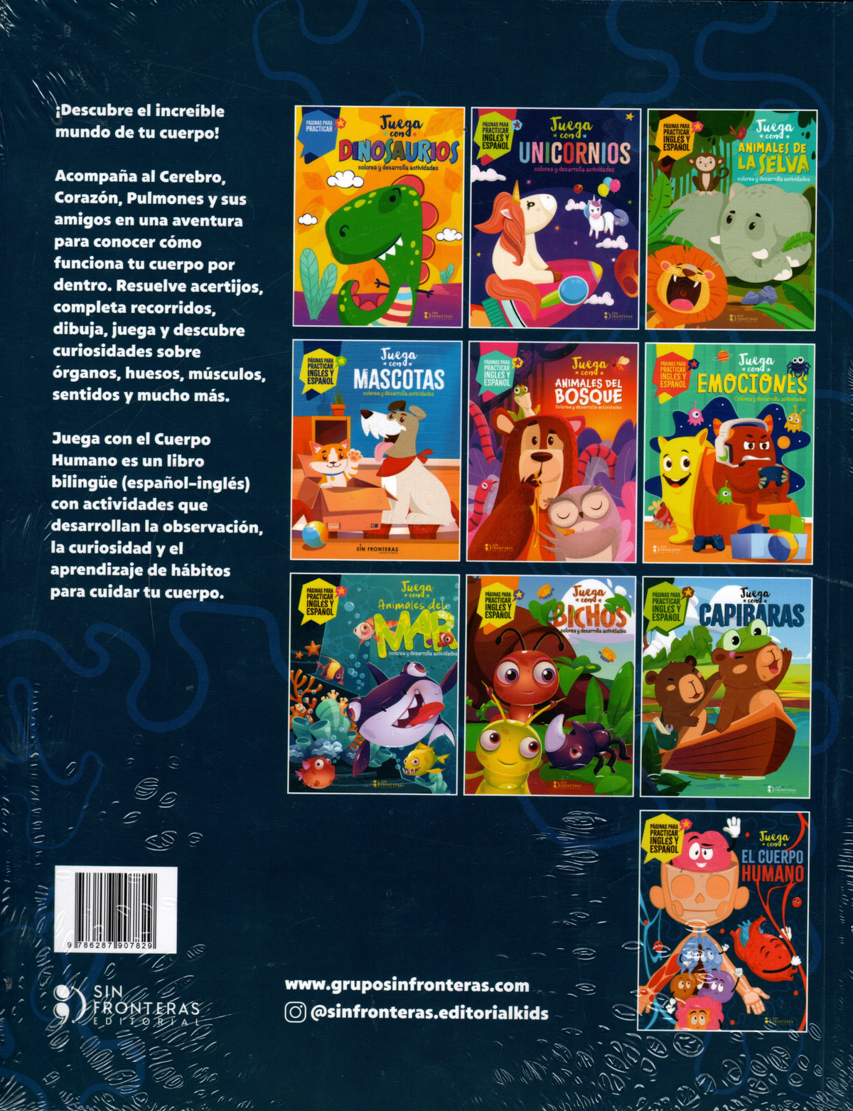 Libro Grupo Sin Fronteras - Juega con el Cuerpo Humano