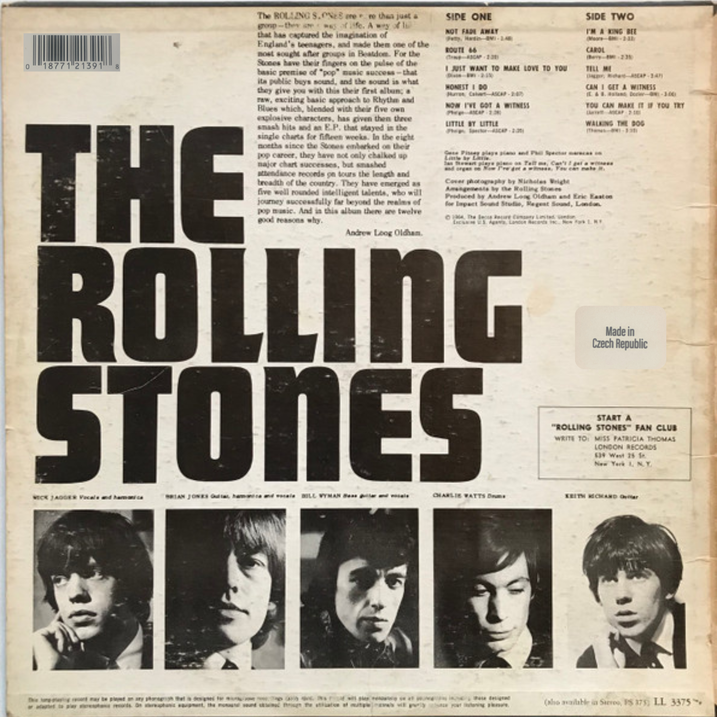 LP The Rolling Stones - Englands Newest Hit Makers