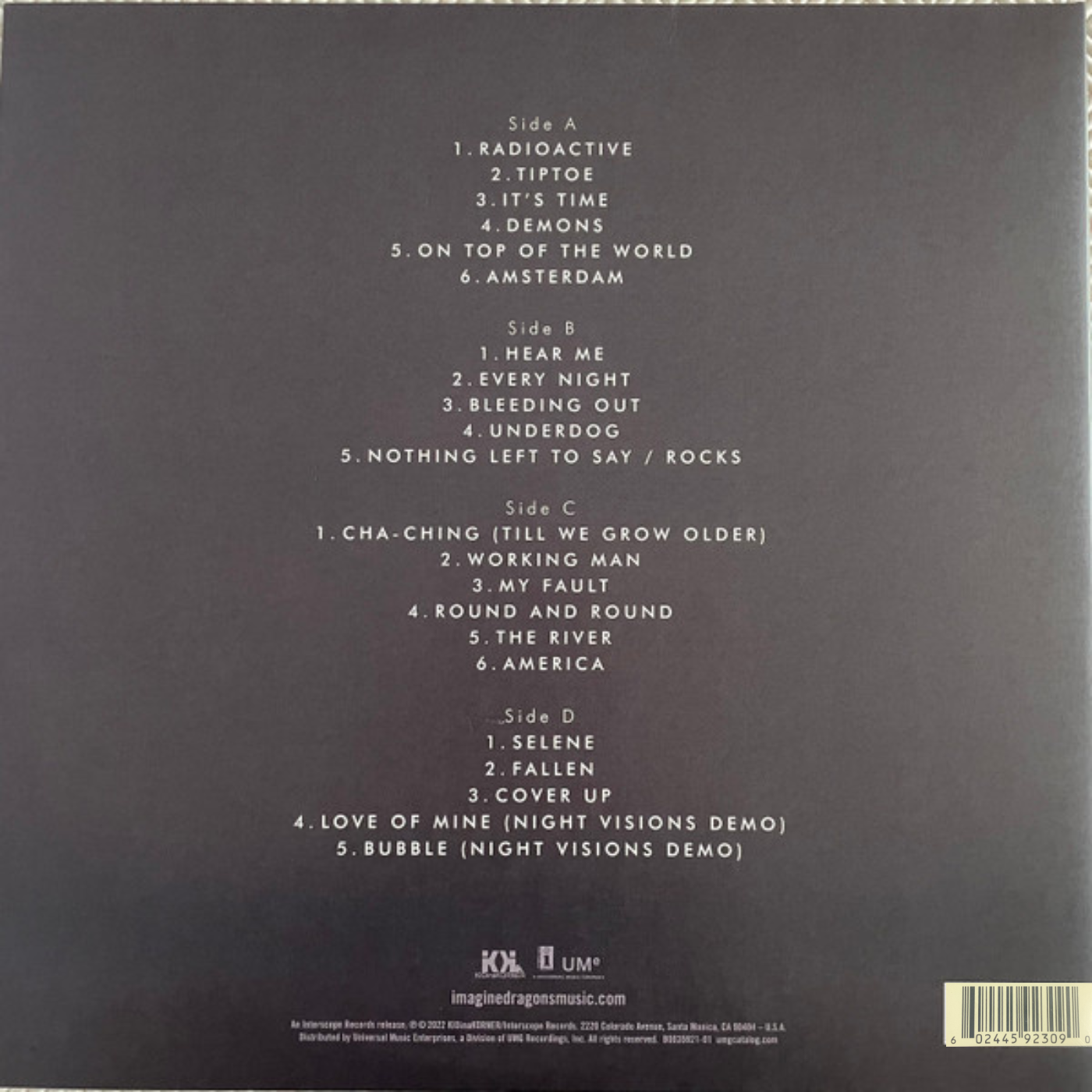 LPX2 Imagine Dragons - Night Visions