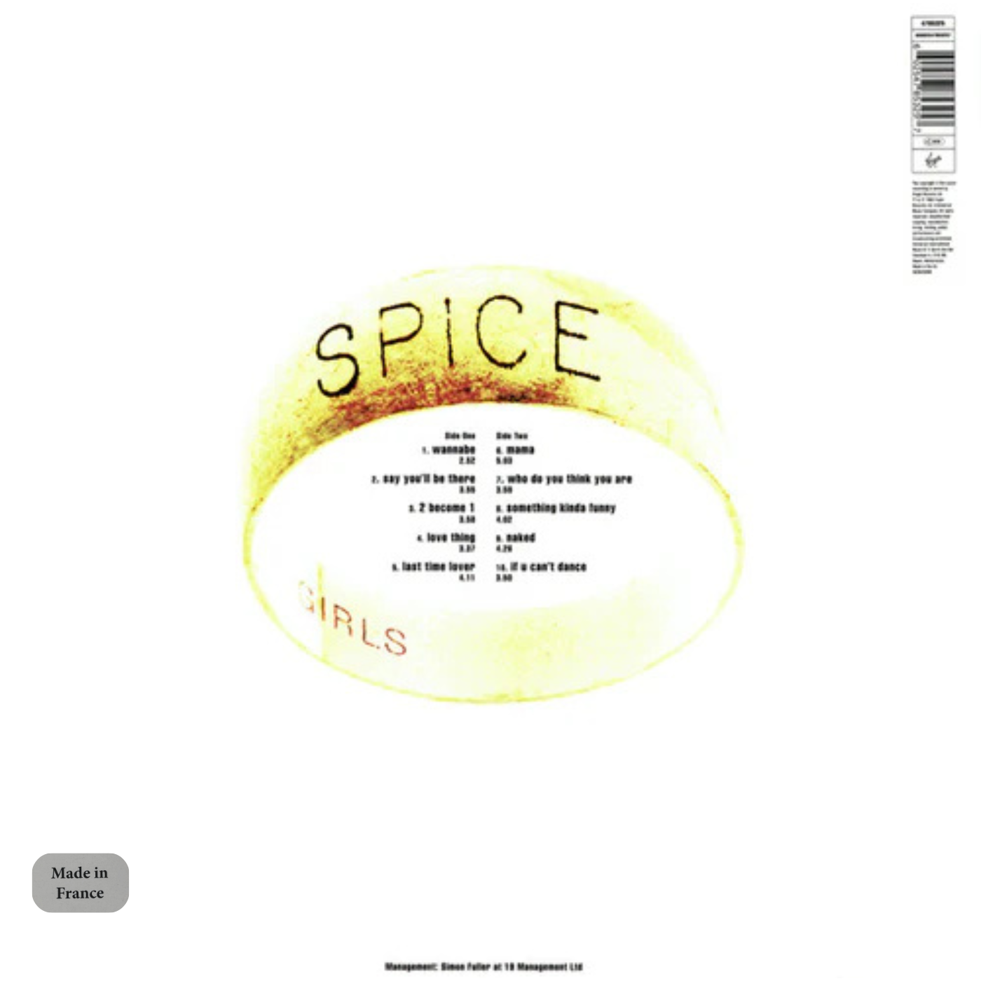LP Spice Girls - Spice Limited Edition Crystal Clear