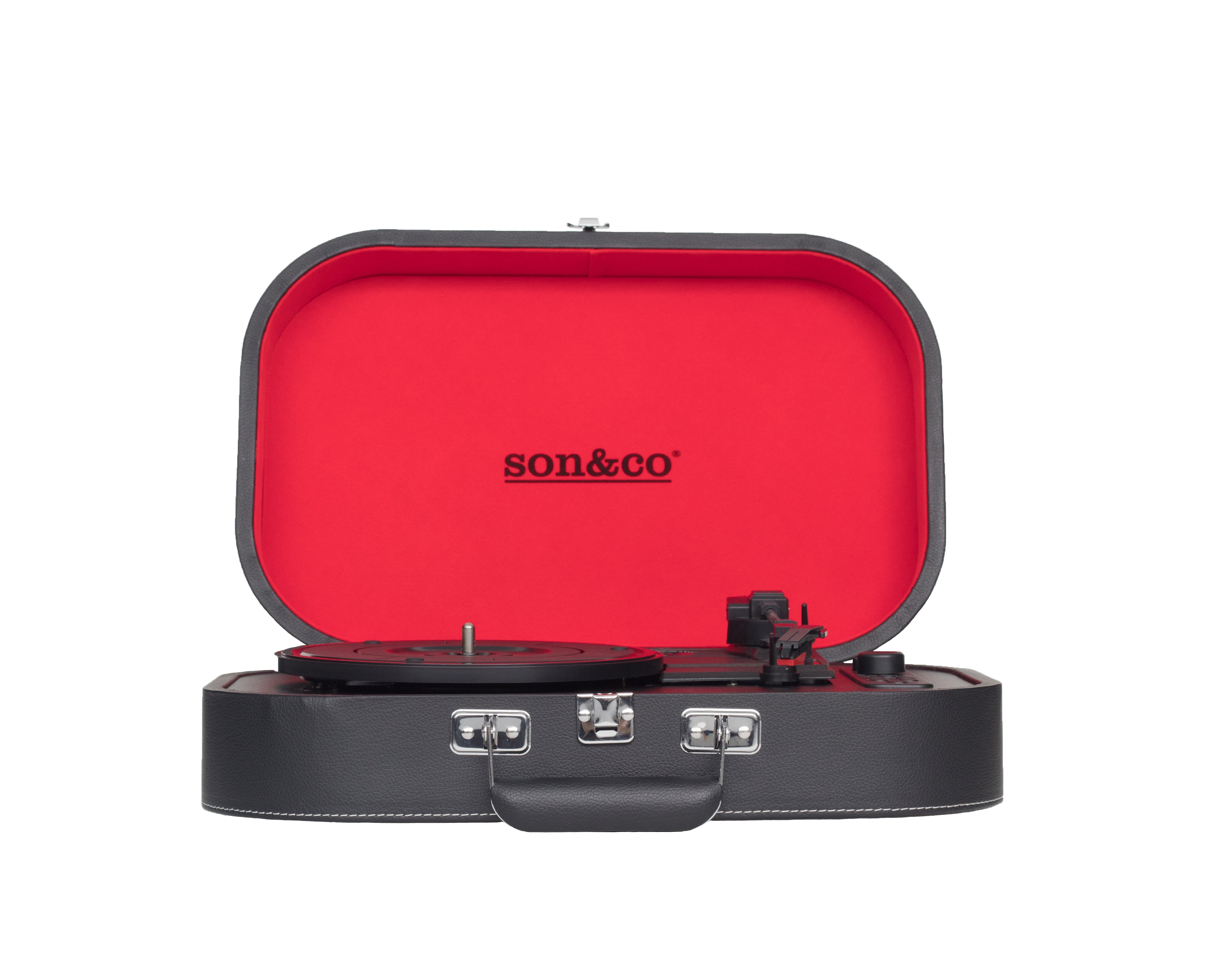 Tornamesa portátil son&co - TT-101 Negro