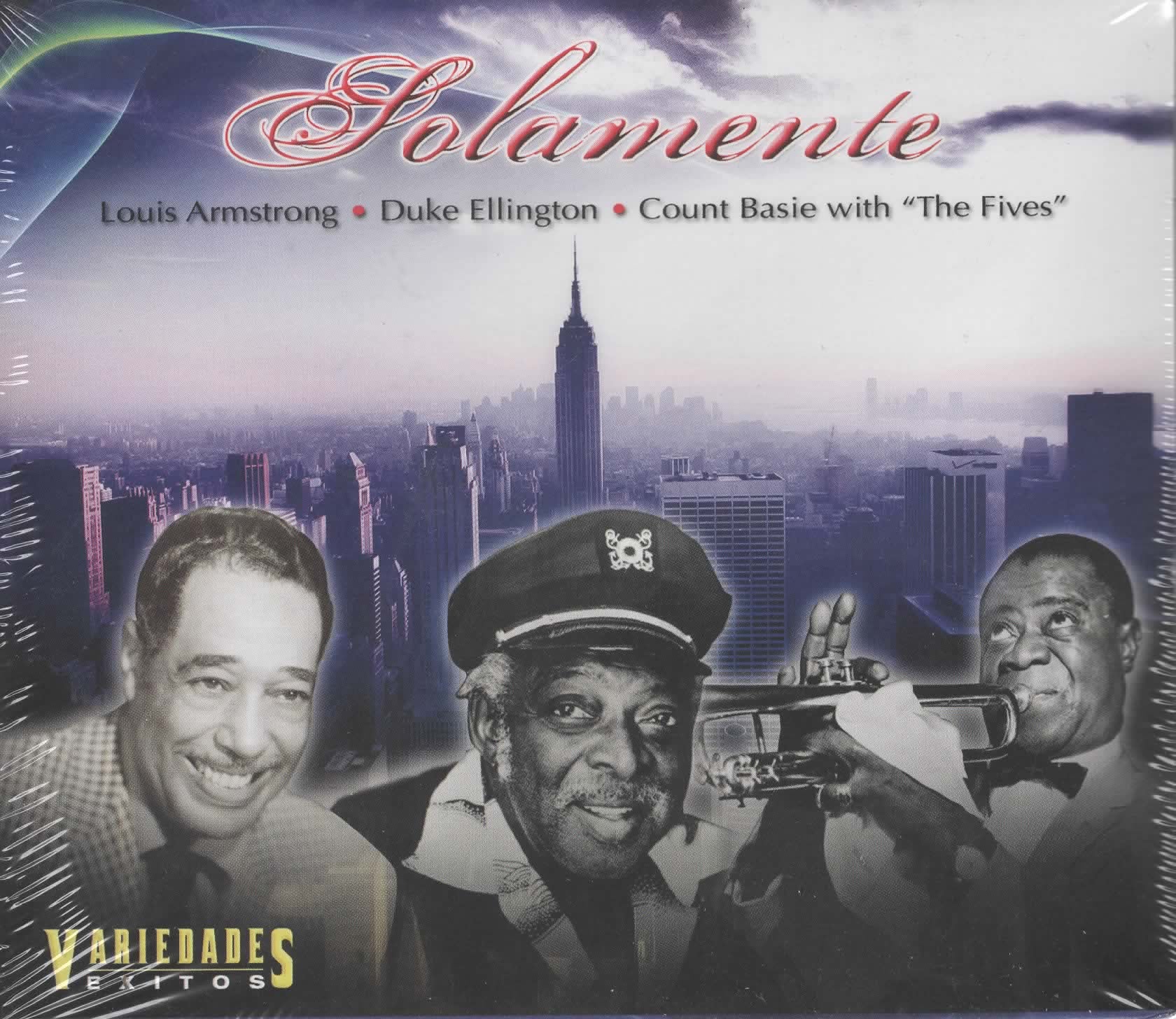 CD x 3 Solamente - Louis Armstrong, Duke Ellington, Count Basie with "The Fives"