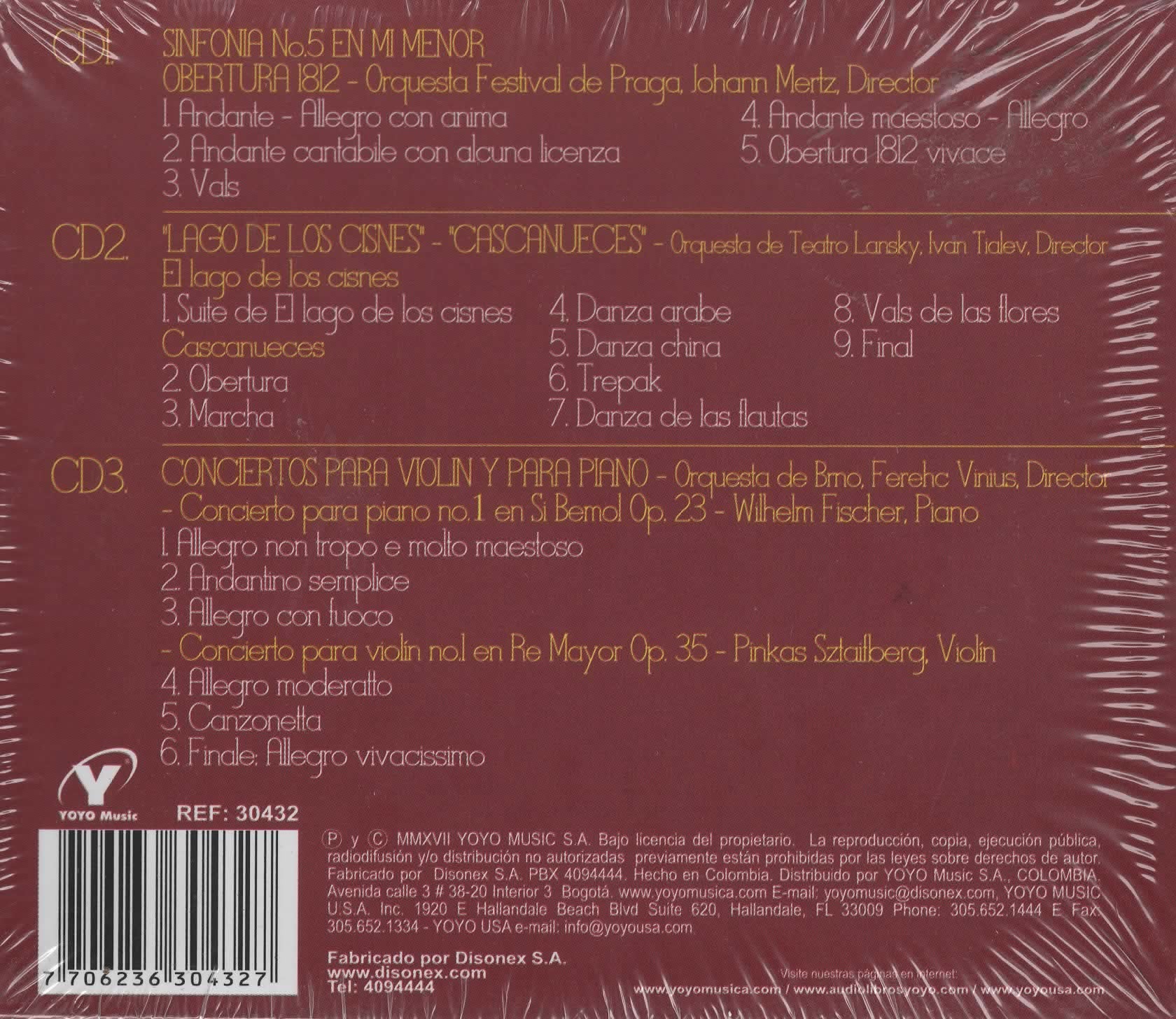 CDX3 Tchaikovsky - Maestros De La Música Clasica