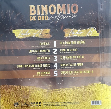 LP Binomio De Oro De América - La Universidad Del Vallenato