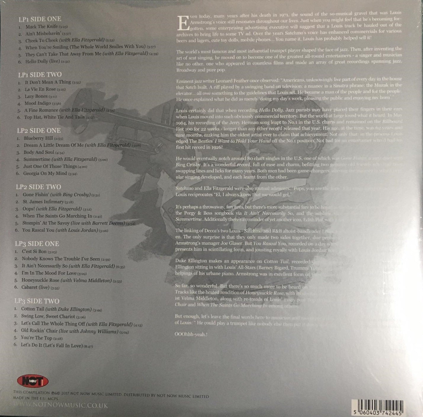 LP X3 Louis Armstrong – The Platinum Collection