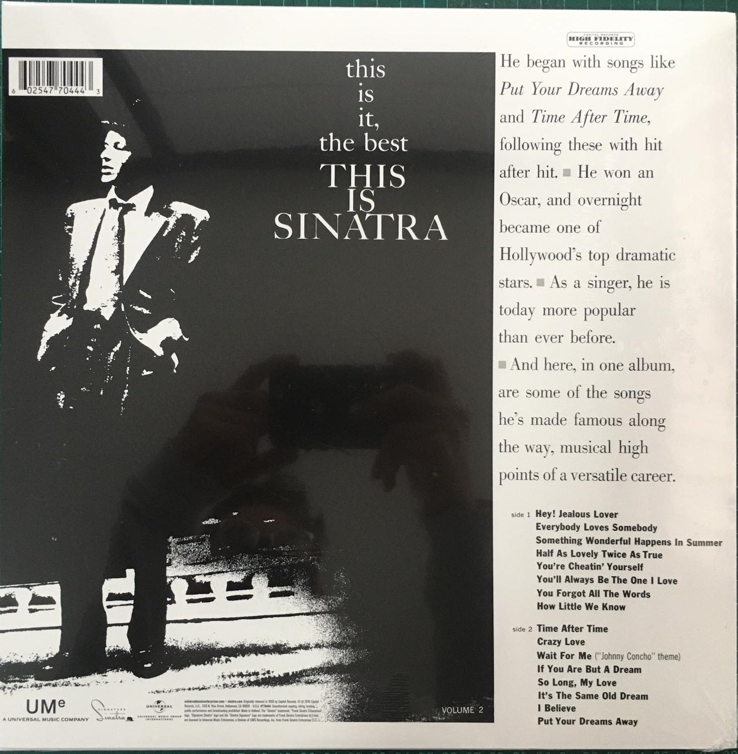 LP Frank Sinatra – This Is Sinatra Volume Two