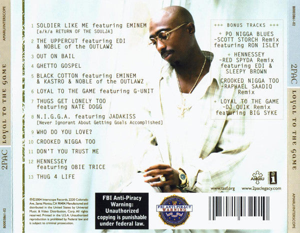 CD 2Pac – Loyal To The Game