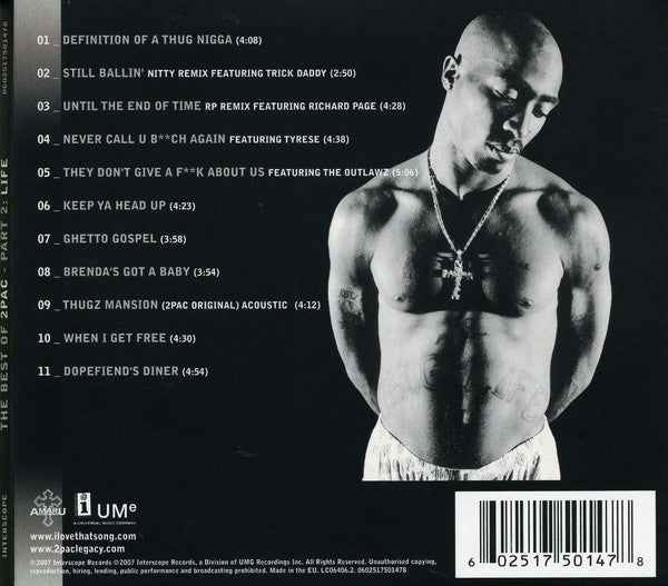 CD 2 Pac – The Best Of 2 Pac - Part 2: Life