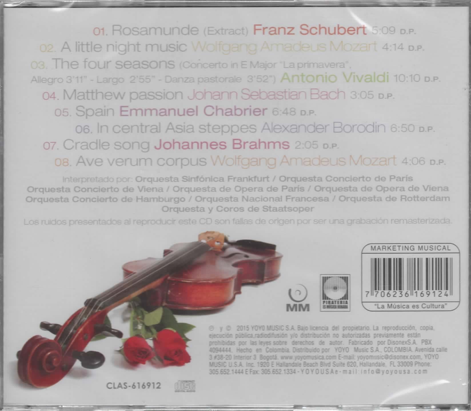 CD The gratest Classical Masterpieces Vol. 8