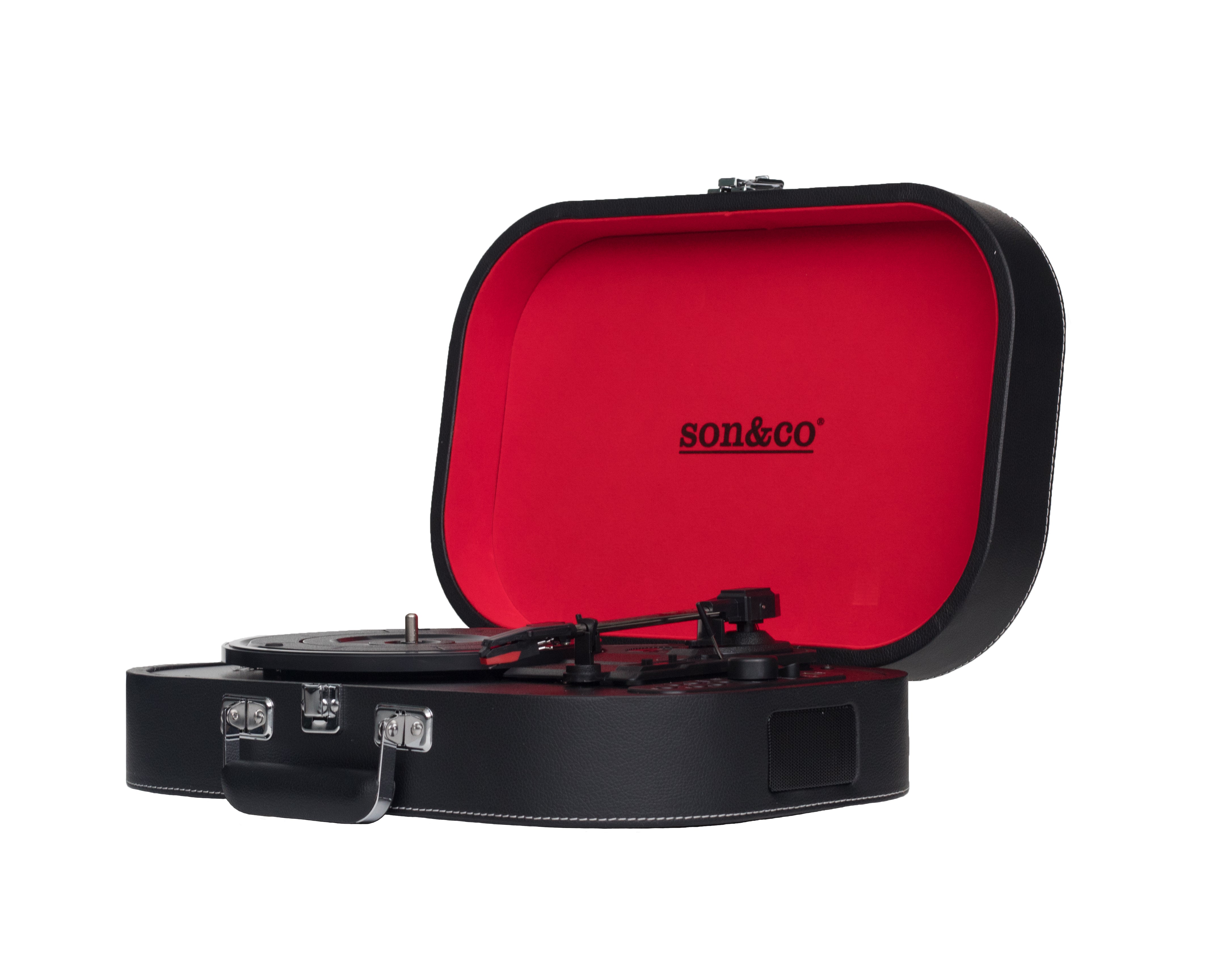 Tornamesa portátil son&co - TT-101 Negro