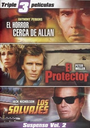 DVD Triple Películas - El Horror Cerca De Allan/El Protector/Los Salvajes