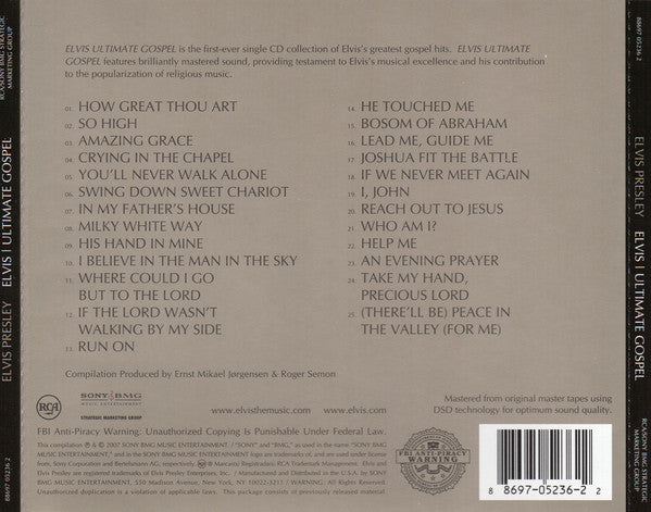 CD Elvis – Ultimate Gospel