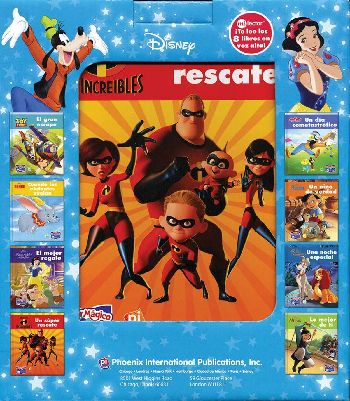 Libro X8 Lector Mágico - Aventuras Disney