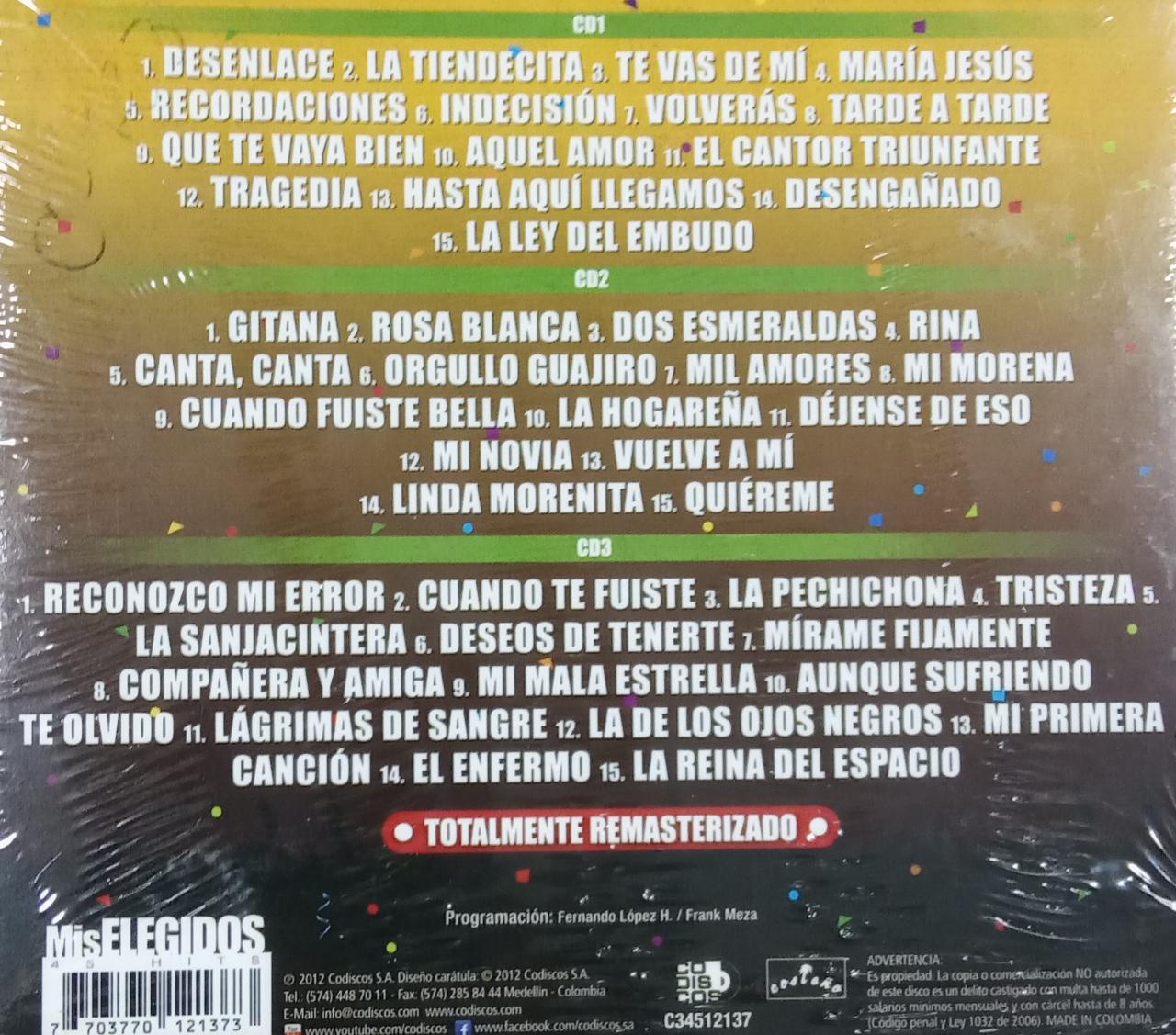 CDX3 Los Betos - Mis elegidos 45 Hits - Codiscos