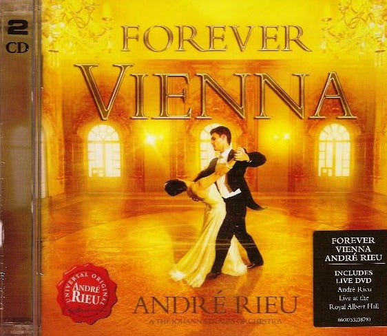 CD + DVD André Rieu And The Johann Strauss Orchestra – Forever Vienna