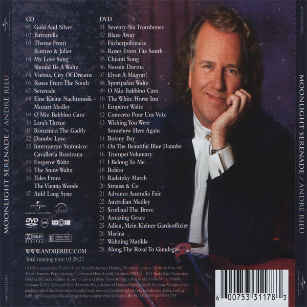 CD André Rieu & His Johan Strauss Orchestra – Moonlight Serenade