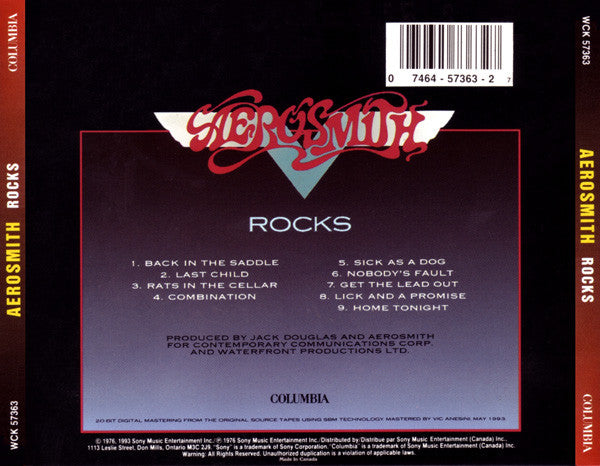 CD Aerosmith – Rocks