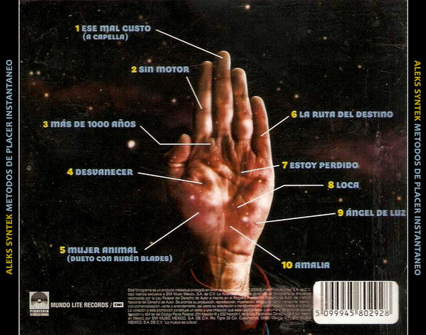 CD Aleks Syntek – Métodos de placer instantaneo