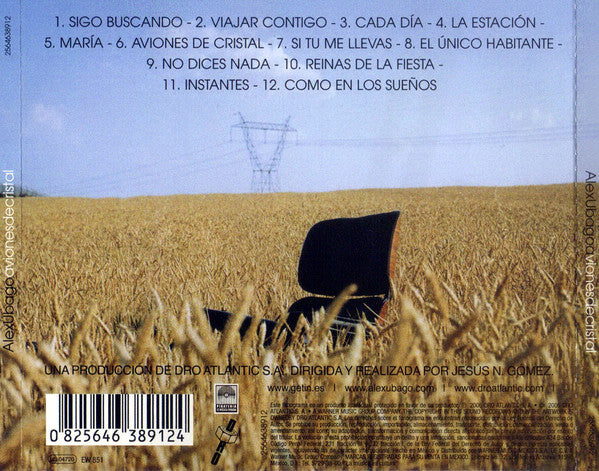 CD Alex Ubago – Aviones de cristal