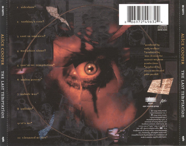 CD Alice Cooper – The Last Temptation