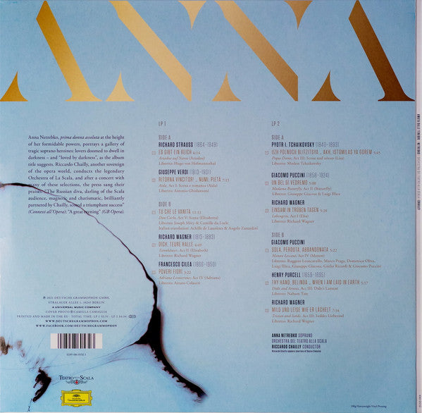 LPX2 Anna Netrebko, Orchestra Del Teatro Alla Scala, Riccardo Chailly – Amata Dalle Tenebre
