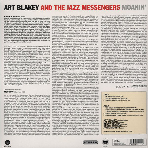 LP Art Blakey And The Jazz Messengers – Moanin'