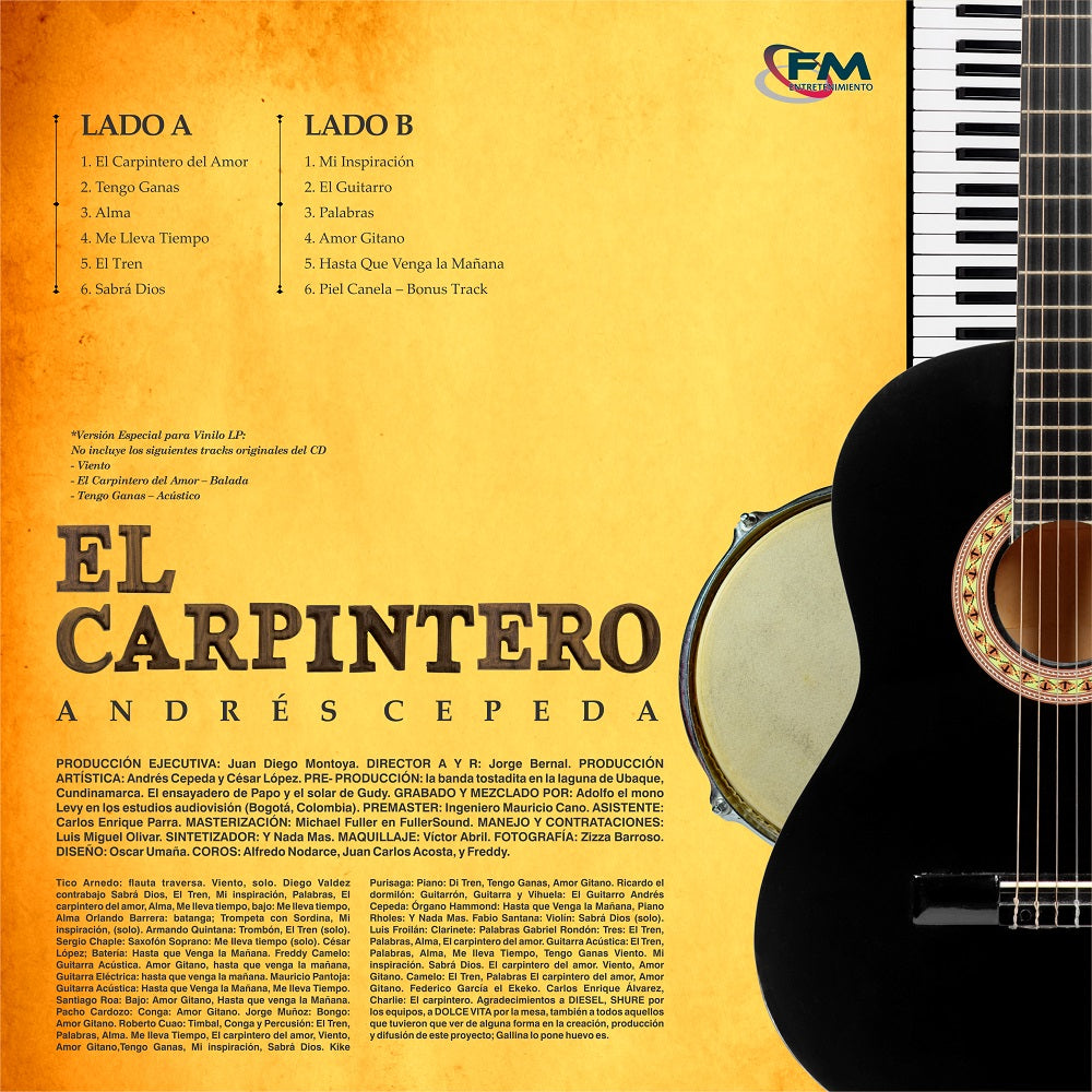 LP Andrés Cepeda - El Carpintero