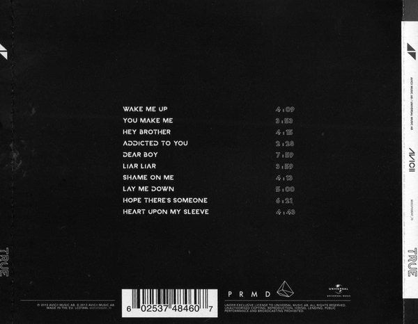 CD Avicii – True