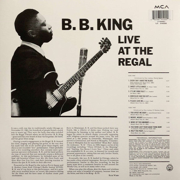 LP B.B. King – Live at The Regal