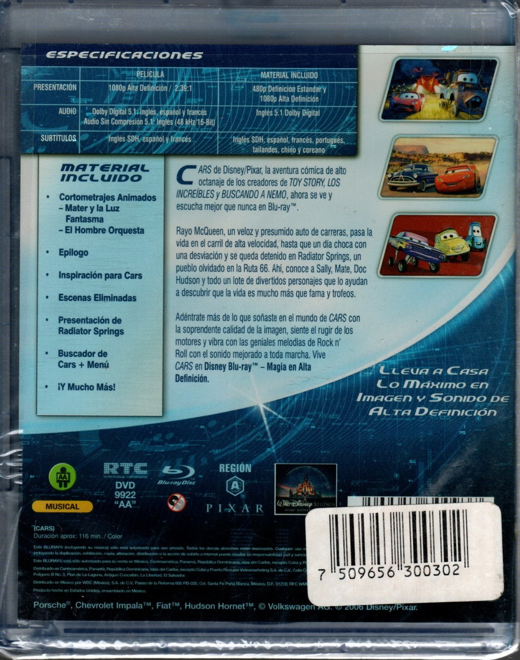 BLU-RAY Cars