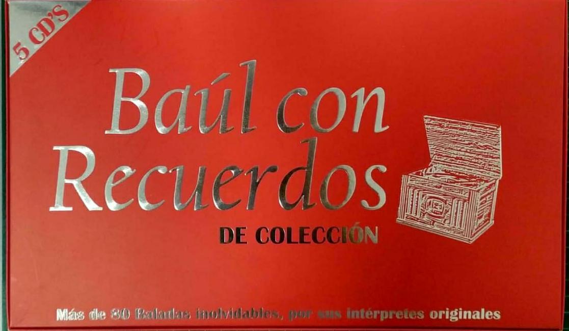 CD x5 Baúl con recuerdo - 80 Baladas inolvidables