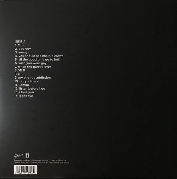 LP Billie Eilish – When We All Fall Asleep, Where Do We Go?