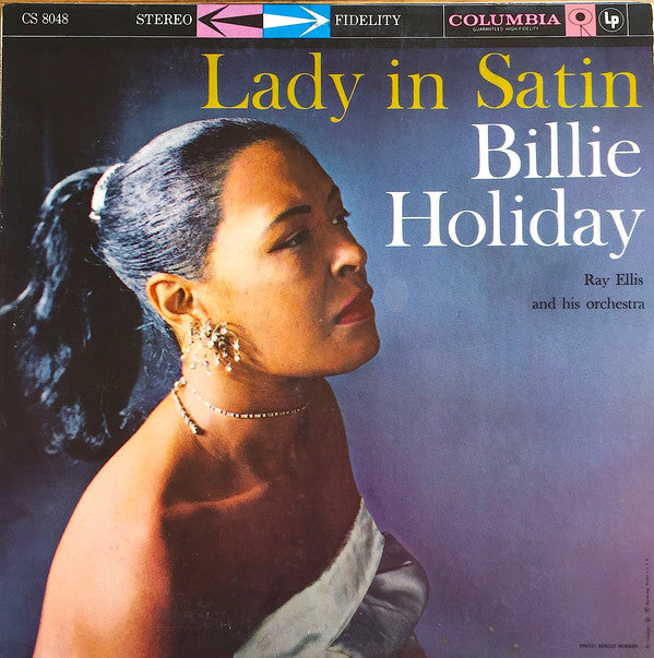 LP Lady In Satin - Billie Holiday With Ray Ellis And His Orchestra ‎