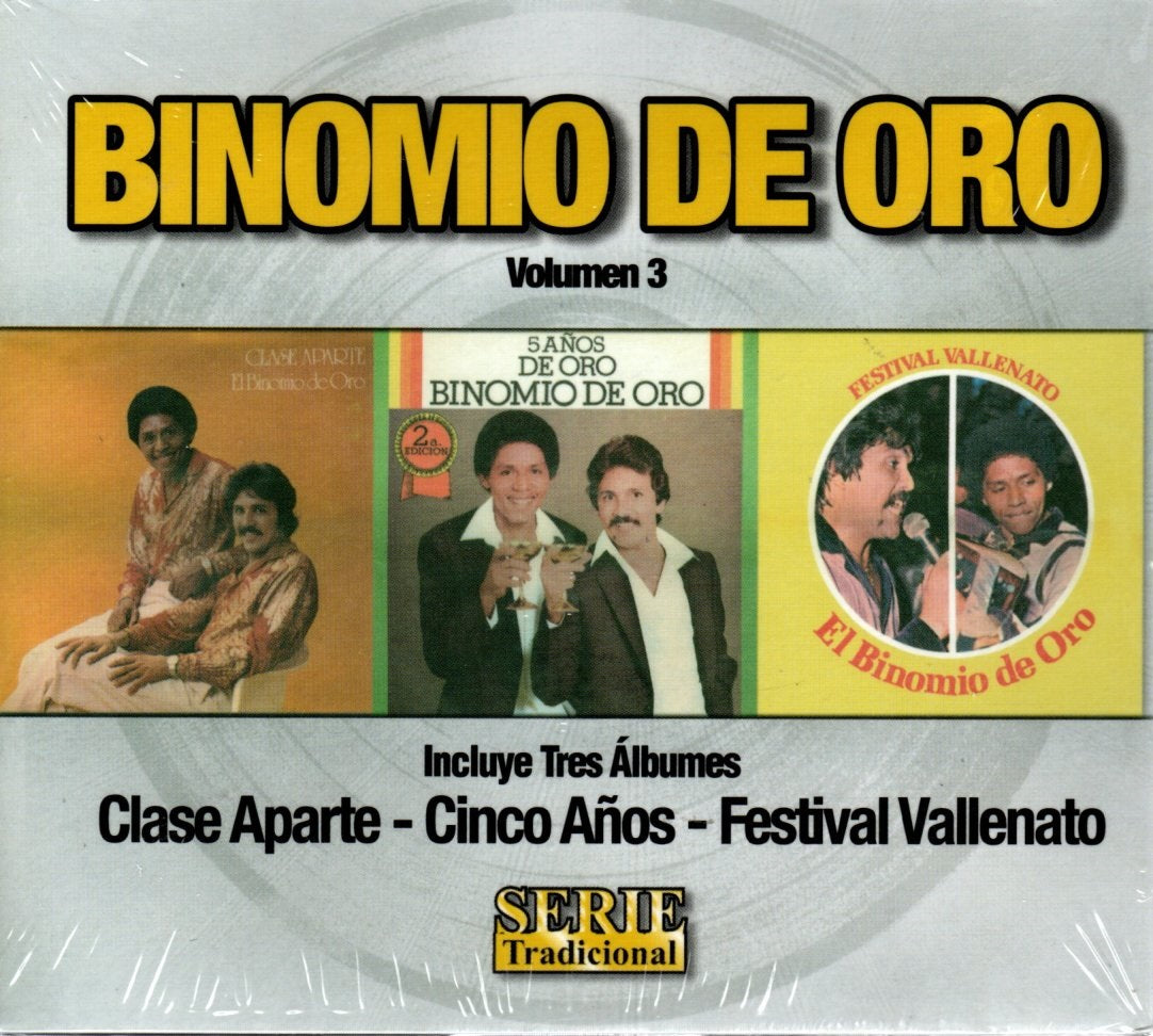 CD X3 Binomio De Oro - Serie Tradicional Vol 3