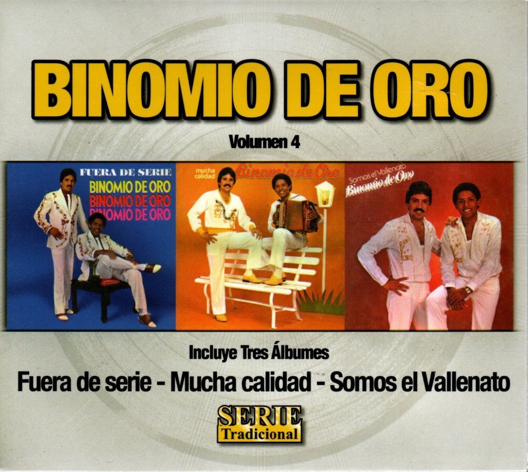 CD X3 Binomio De Oro - Serie Tradicional Vol 4