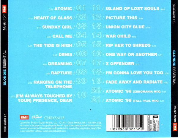 CD Blondie – Essential