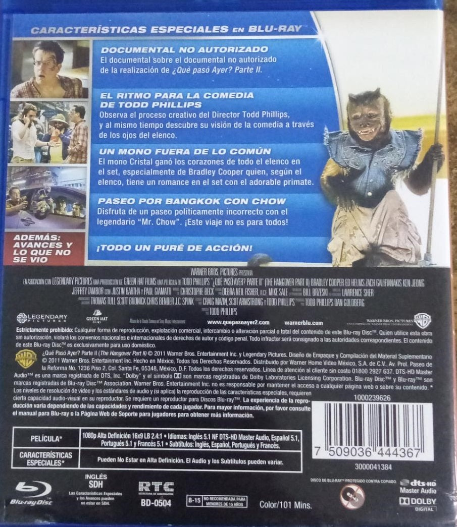 Blu-Ray ¿Qué pasó ayer? - Parte 2