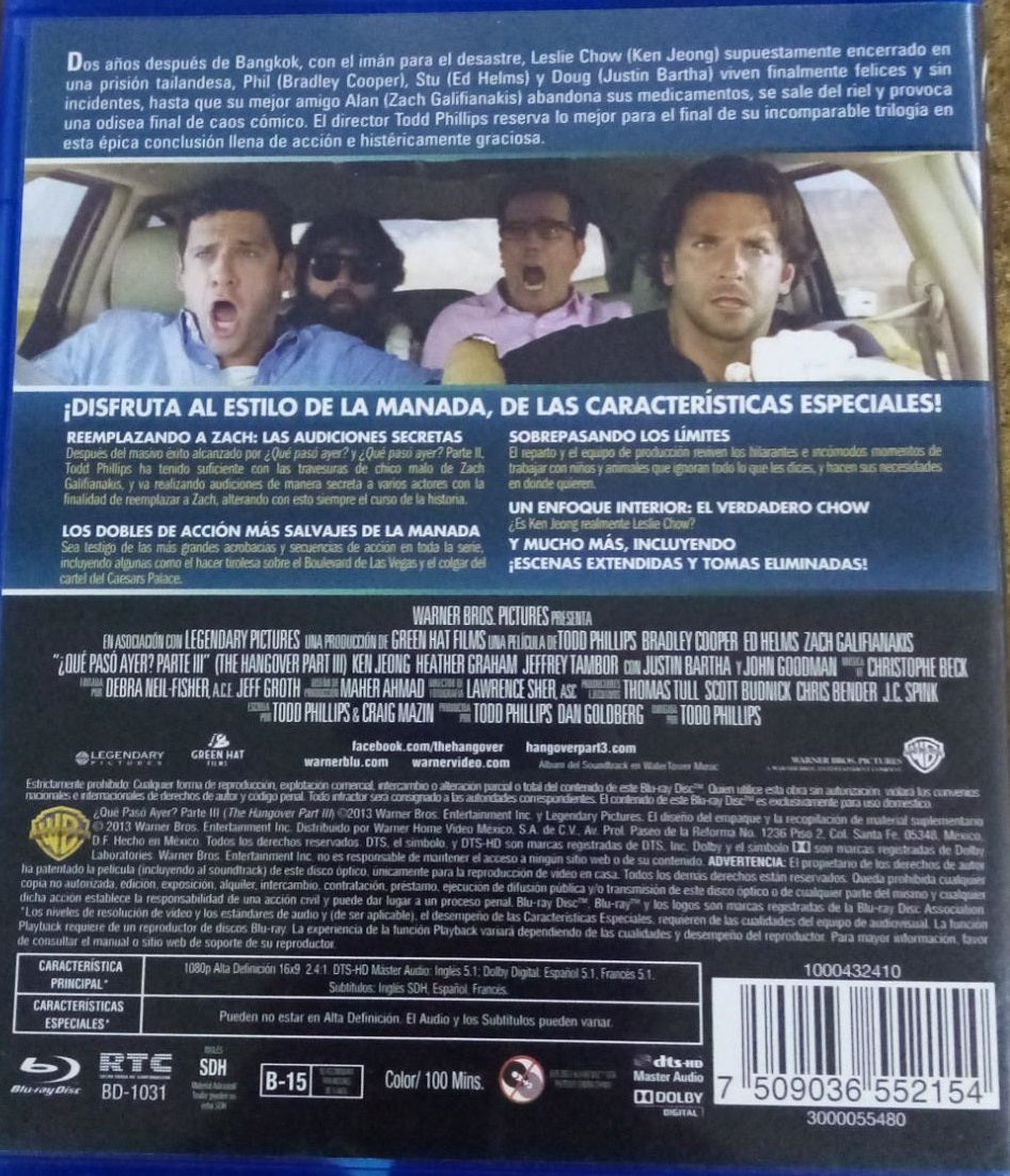 Blu-Ray ¿Qué pasó ayer? - Parte 3