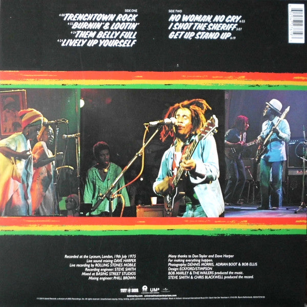 LP Bob Marley & The Wailers – Live!