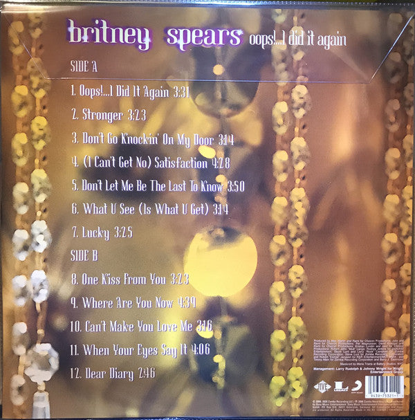 LP Britney Spears – Oops!...I Did It Again