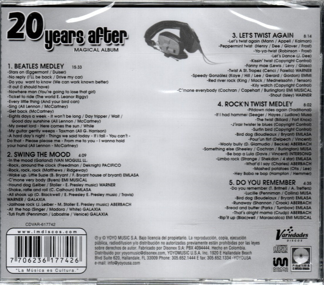 CD 20 Years After - Magical Álbum