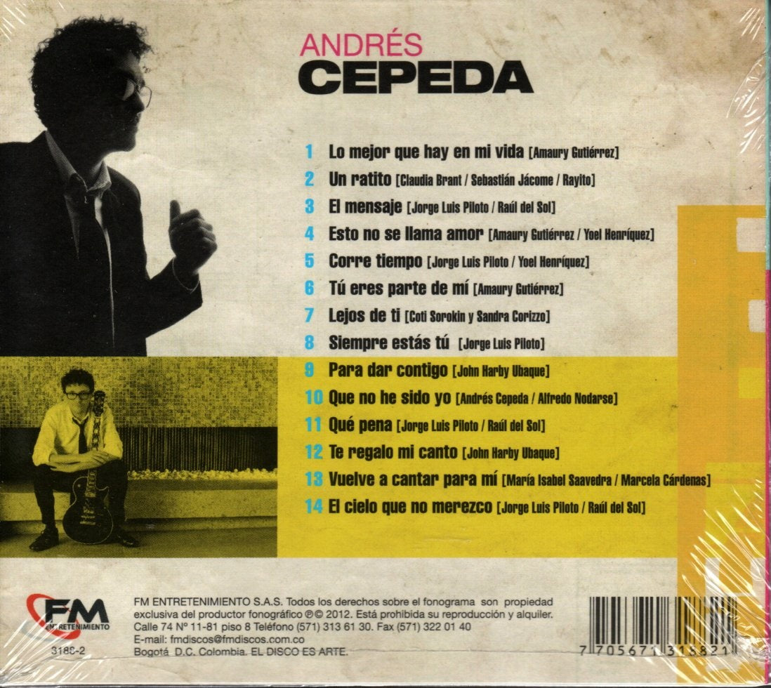 CD Andrés Cepeda - Lo Mejor Que Hay En Mi Vida