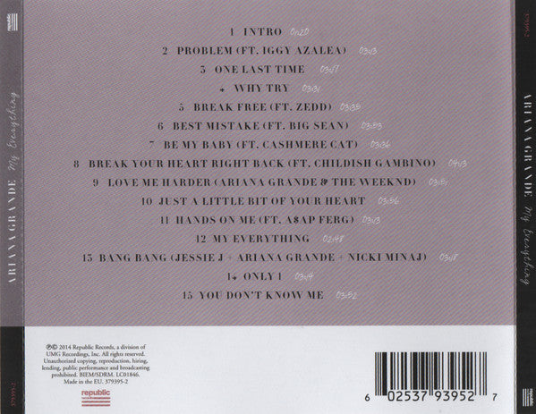 CD Ariana Grande - My Everything